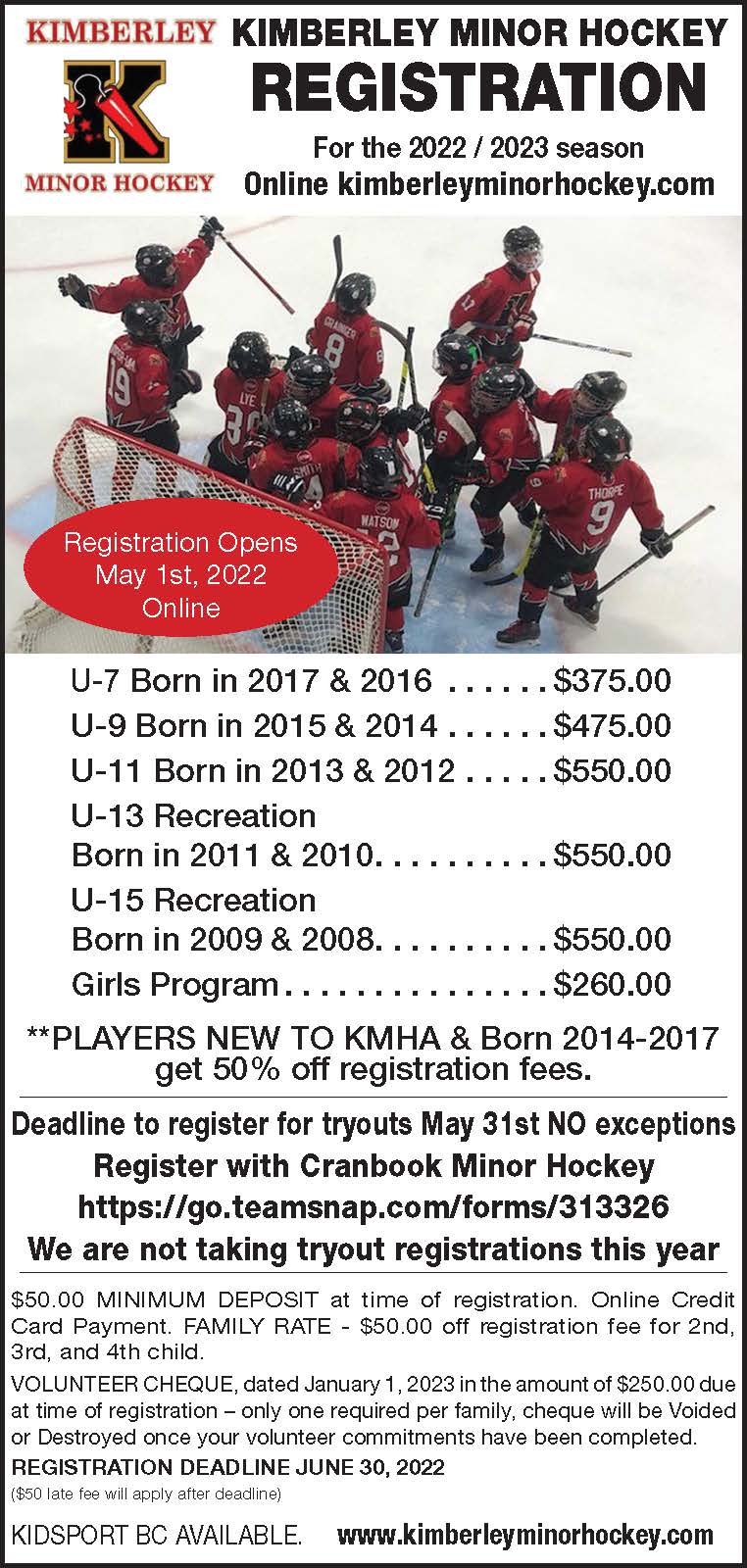 2022-2023 Registration Ad